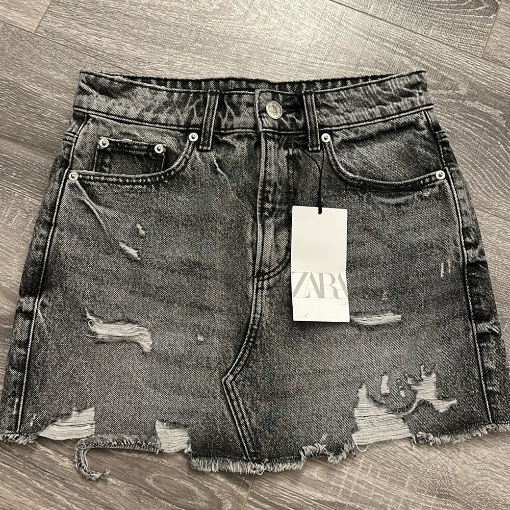Zara denim skirt